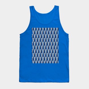 Blue geometric pattern Tank Top